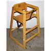 Image 1 : WOOD HIGH CHAIR