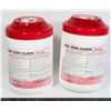 Image 1 : TWO TUBS OF SANI-CLOTH PLUS GERMICIDAL DISPOSABLE