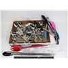 Image 1 : LOT OF FORKS, SPOONS, KITCHEN UTENSILS