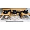 THREE NEW BUNN COFFEE DECANTERS/ POTS (GLASS)