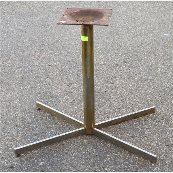 CHROME TABLE BASE APPROX 28" TALL