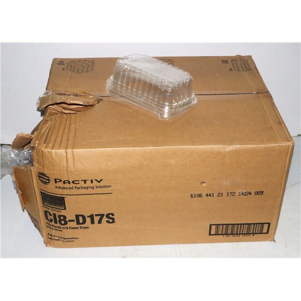 CASE OF PACTIV CLEAR DOMES CI8-D17S