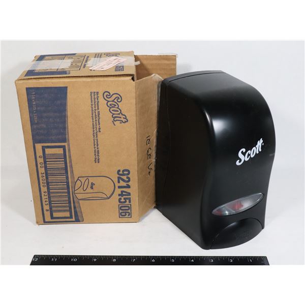 NEW SCOTT SKIN CARE DISPENSER WALL MOUNT
