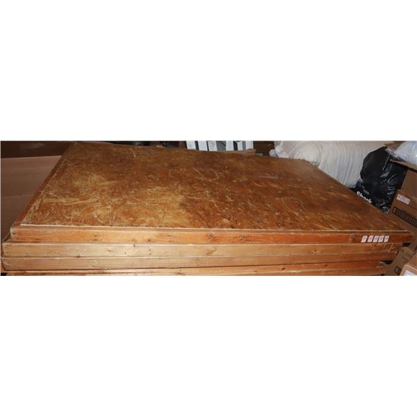 LOT OF 3 RESTAURANT TABLE TOPS APPROX 34" X 49"
