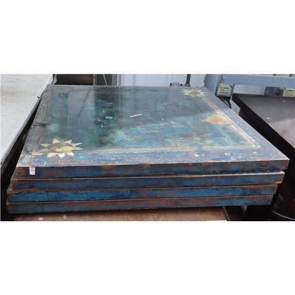 LOT OF 4 RESTAURANT TABLE TOPS