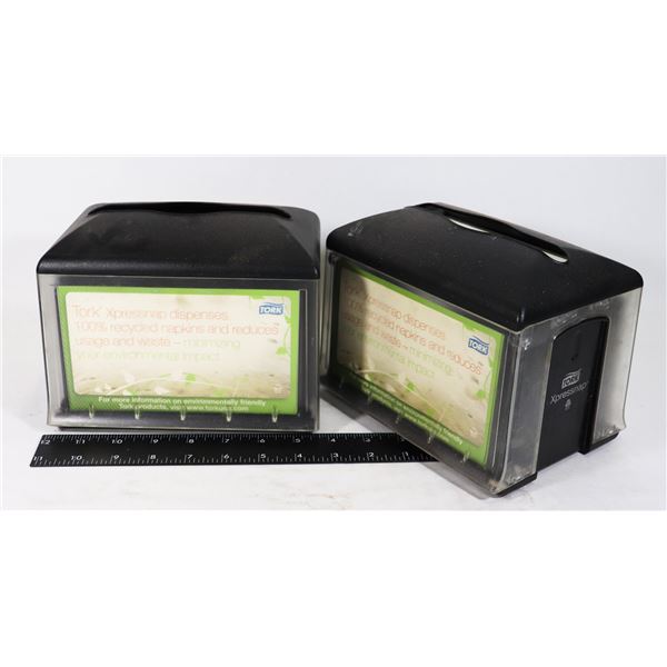 TWO TORX XPRESSNAP NAPKIN DISPENSERS