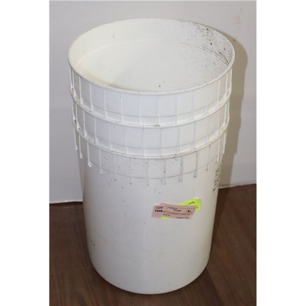 THREE 11.4L CAPACITY FOOD USE CONTAINERS