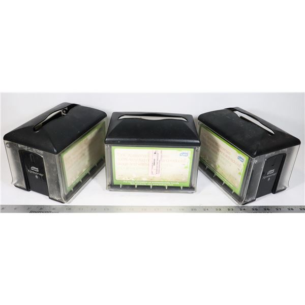 BUNDLE OF TORK XPRESSNAP NAPKIN DISPENSERS