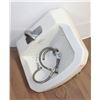 Image 1 : WALL MOUNT PORCELAIN SINK WITH TAP/