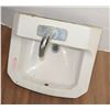 Image 1 : WALL MOUNT PORCELAIN SINK WITH TAP/