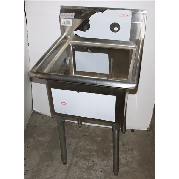 NEW STEEL WORKS COMMERCIAL STAINLESS STEEL SINK