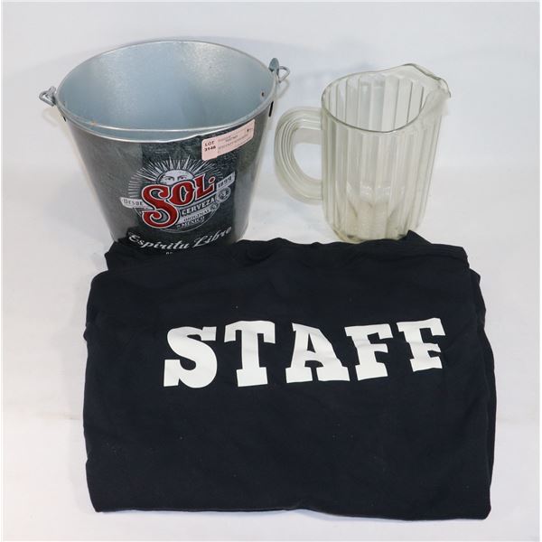 SOL BEER BUCKET WITH BEER PICTURE