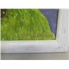 Image 2 : Original Paint on Crinkled Paper, Abstract Figure, Signed Jon Hamblin, Framed 22" x 29" (image size)