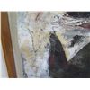 Image 7 : Very Large Original Painting, Ambivalence, Mountain by Jianjie Ji, Shadowbox Frame 61" x 61"