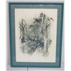 Image 1 : Large Framed Koloko Forest Artwork, 7/10, Signed by Dodie Warren, 28.5" x 36" (frame size)