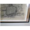 Image 2 : Market Scene Pencil Drawing, Signed Max Liebermann, Framed 24"x18" (total)