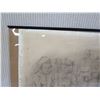 Image 4 : Market Scene Pencil Drawing, Signed Max Liebermann, Framed 24"x18" (total)