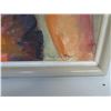 Image 4 : Original Oil Painting on Canvas, Woman w/ Hat, Signed Cutler, Framed 25.5" x 30" (frame size)
