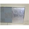 Image 3 : Metallic Abstract Textured Painting on Canvas, Framed 32" x 16" (frame size)