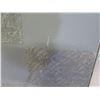 Image 5 : Metallic Abstract Textured Painting on Canvas, Framed 32" x 16" (frame size)