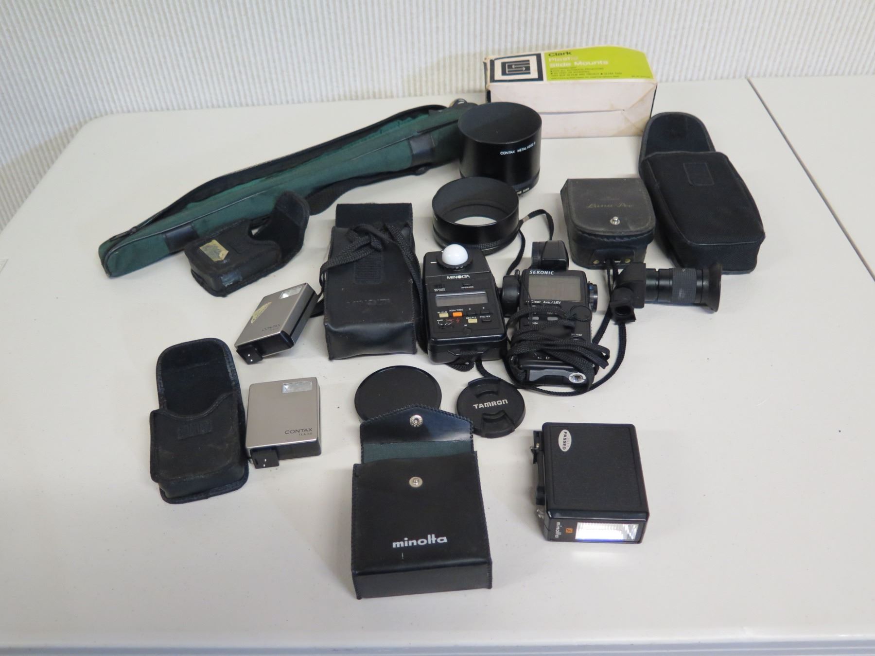 Misc Camera Accessories: Cases, Flash, Light Meters, Side Mounts, etc