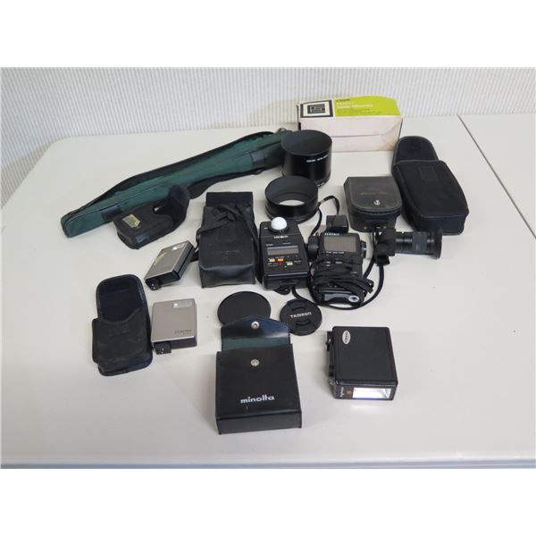 Misc Camera Accessories: Cases, Flash, Light Meters, Side Mounts, etc