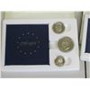 Image 2 : Qty 3 Coin Sets 1776-1976 Bicentennial 3-Coin Collections