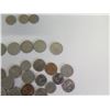 Image 11 : Multiple Currency Bills & Coins: Korean, Singapore, Hong Kong, etc Misc Denominations