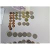 Image 12 : Multiple Currency Bills & Coins: Korean, Singapore, Hong Kong, etc Misc Denominations