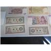 Image 3 : Multiple Currency Bills & Coins: Korean, Singapore, Hong Kong, etc Misc Denominations