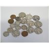 Image 2 : Qty 19 Misc Coins: 1948 George Washington, 1943 Mercury & 1953 Roosevelt Dimes, etc