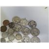 Image 5 : Qty 19 Misc Coins: 1948 George Washington, 1943 Mercury & 1953 Roosevelt Dimes, etc