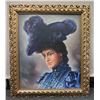 Image 1 : Original Oil Painting On Canvas, Princess Kaiulani, Signed D. Bowes Bowen 25.5" x 29.5" (frame size)