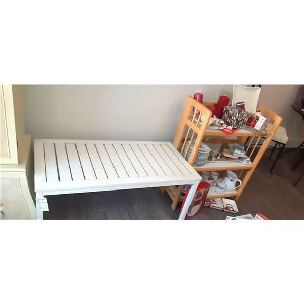 Bench and Bookcase C