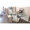 Image 2 : Glass Dining Table and Chairs C