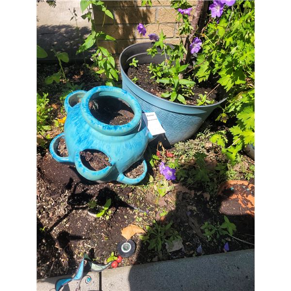 Turquoise Planters A