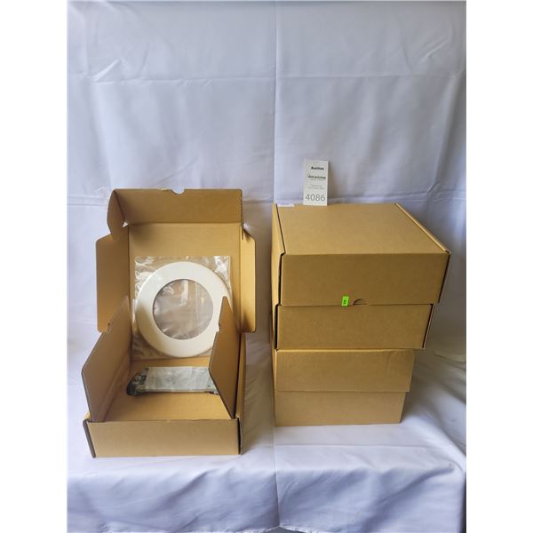 Pelco Dome in-Ceiling Mounts. A5 boxes of ceiling mounts pickup 9 am