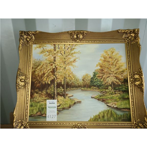 Signed Framed Art D Kilburn C