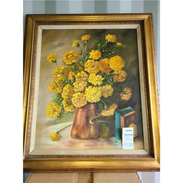 Signed Framed Art M. Parsons C