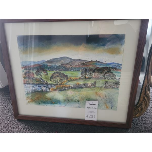 Framed Water Color C
