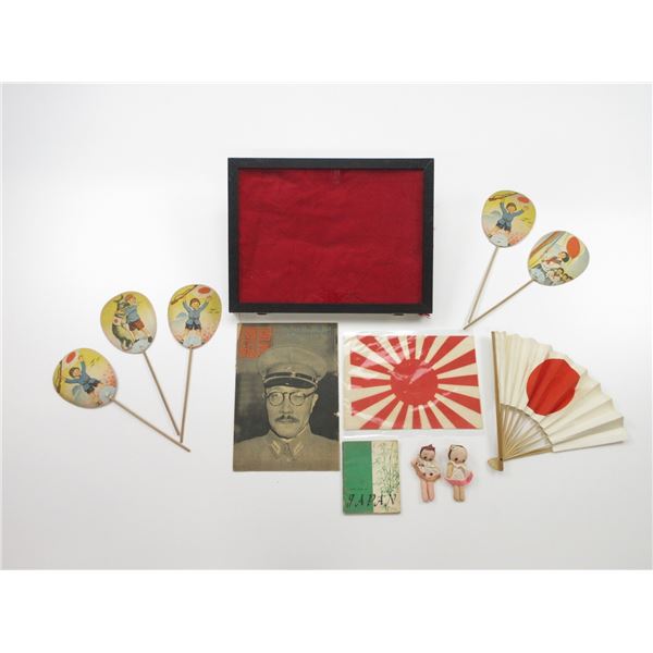 WWII JAPANESE PATRIOTIC ITEMS LOT