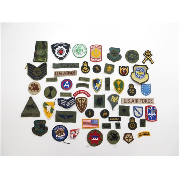 ASSORTED MILITARY BADGES, ETC. LOT