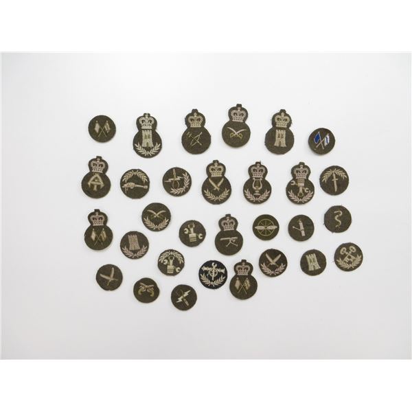 CANADIAN MILITARY TRADE BADGES LOT