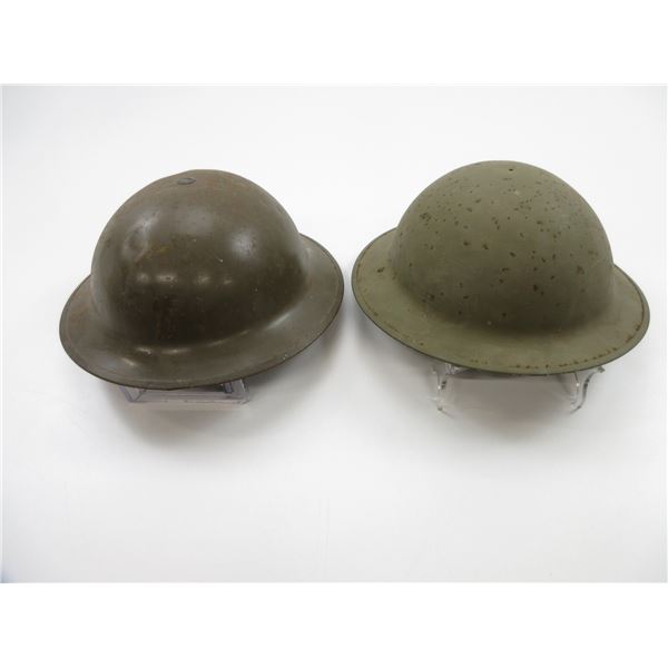 WWII CANADIAN MKII HELMET LOT