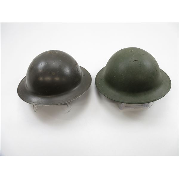 WWII CANADIAN MKII HELMET LOT