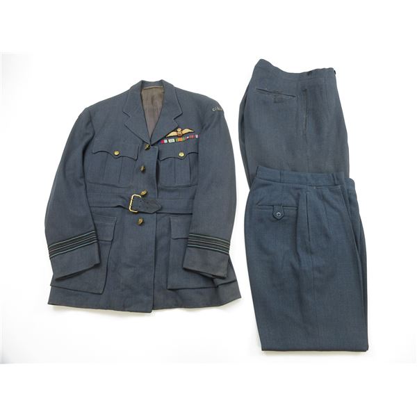 WWII RCAF DRESS UNIFORM, ETC. LOT