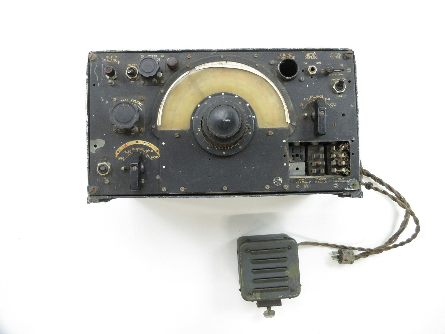 Rcaf Intercommunications WWII ERA CANADIAN RCAF / BRITISH RAF STYLE R1155 RADIO COMMUNICATIONS ...
