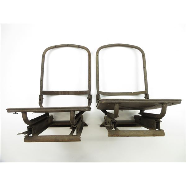 WWII ERA VEHICLE SEAT FRAMES LOT