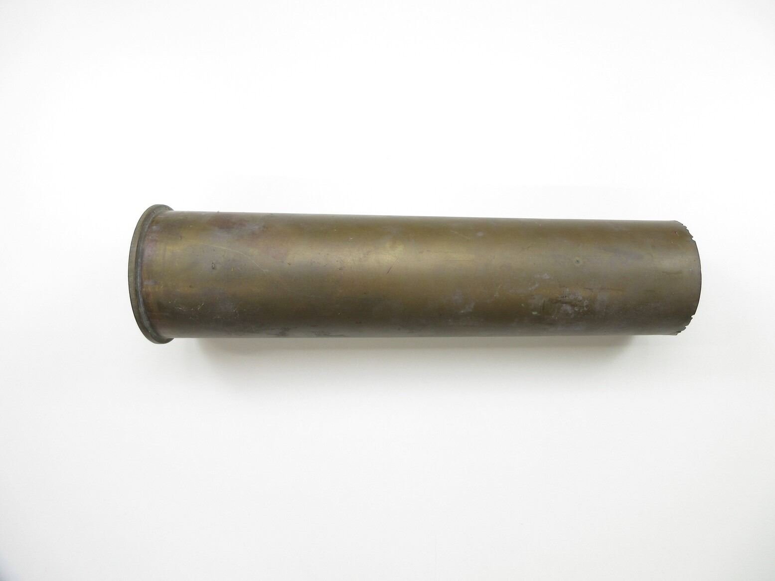 WWI BRITISH NAVY 4 INCH MKIV BRASS SHELL CASING