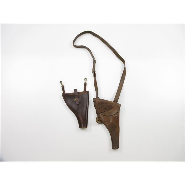WWI STYLE SAM BROWNE HOLSTER LOT